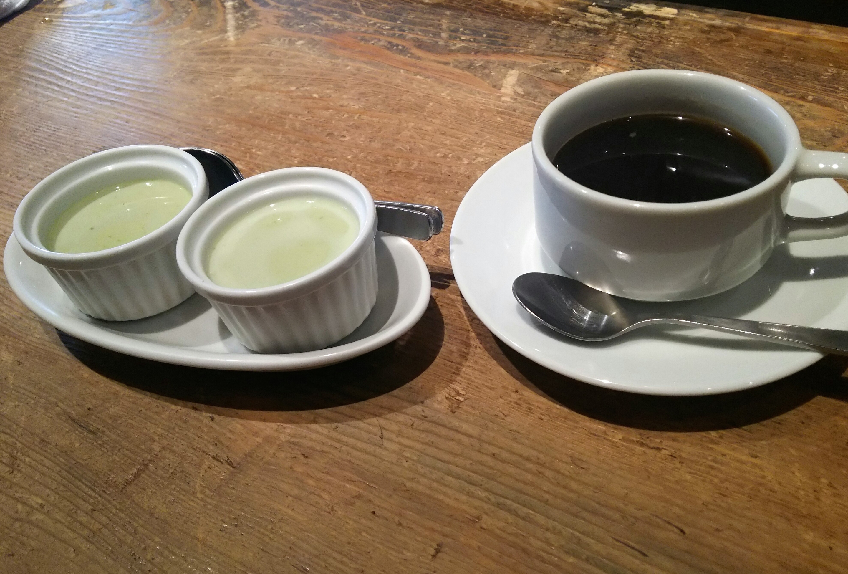 抹茶のパンナコッタ